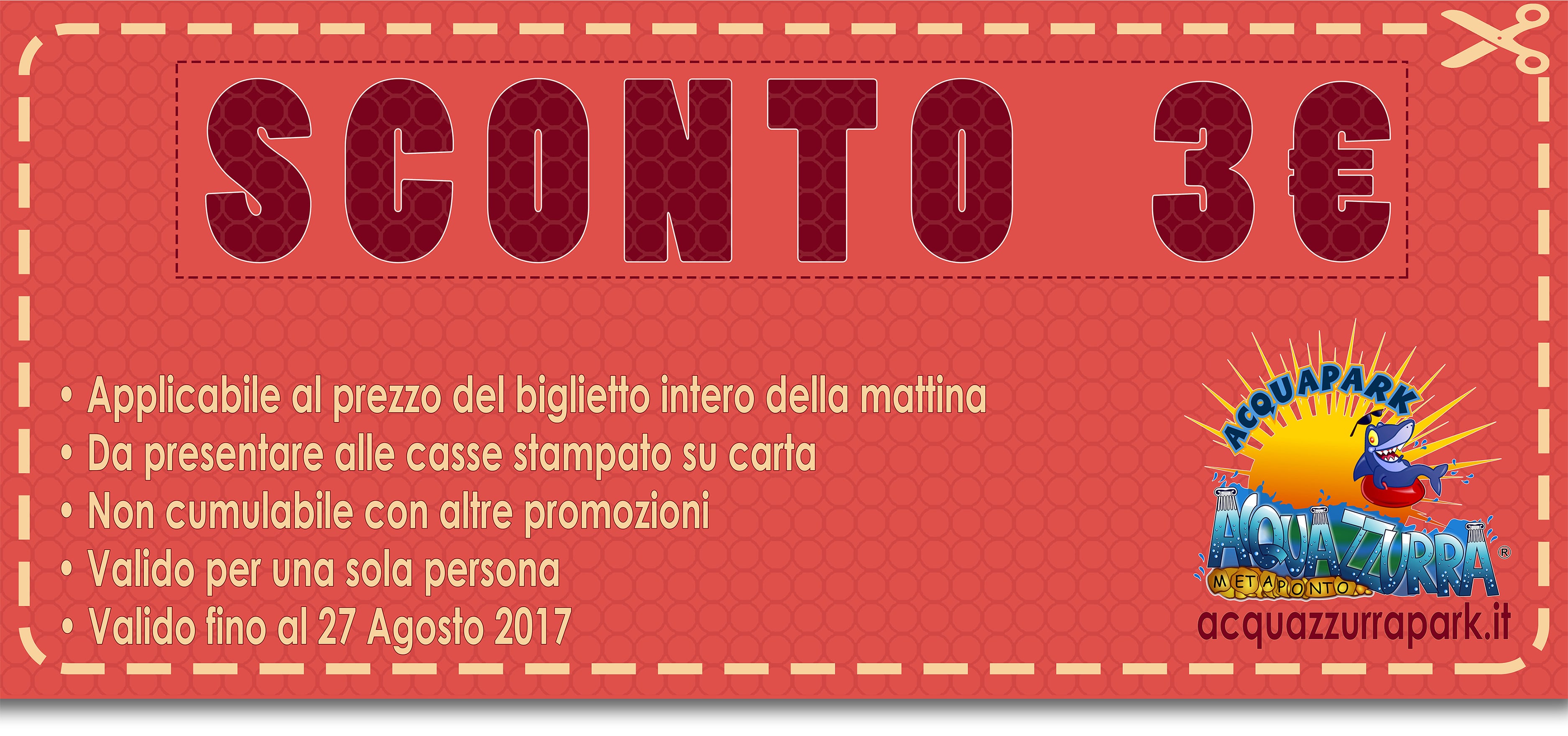 Sconto 3€